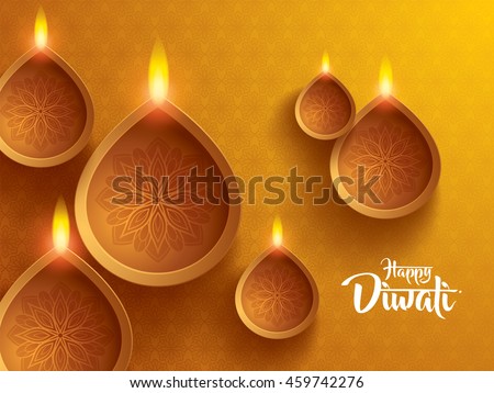 happy diwali. traditional indian diya oil lamp. happy diwali. traditional indian diya oil lamp.
