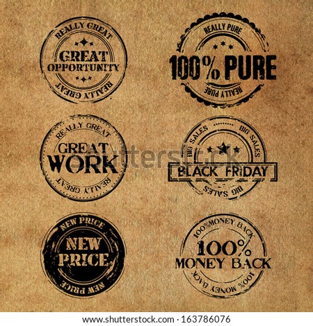 Retro Badges Labels Set Stock Vector 102380044 - Shutterstock