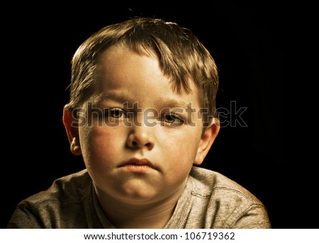 Depressed Child Stock Photos, Images, & Pictures 