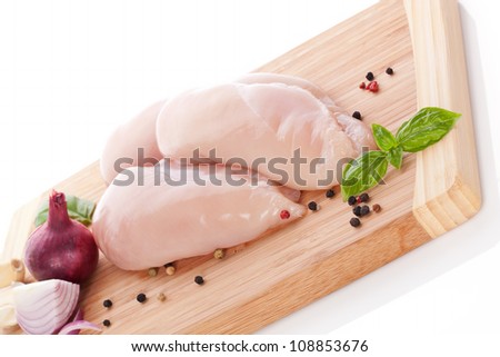 Chicken breast preparation