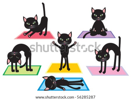 3 Vector Cats Spelling Cat Stock Vector 6496738 - Shutterstock
