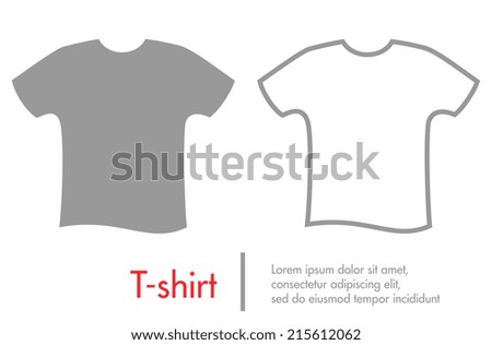 Vector Illustration Shape Tshirt Stock Photos, Vector Illustration