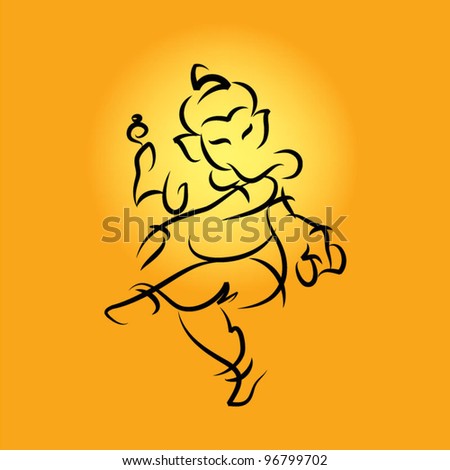 Ganesha - stock vector