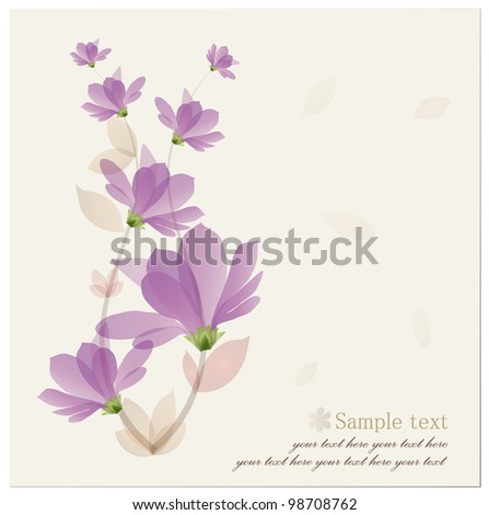 Purple Flower Frame Stock Photos, Images, & Pictures | Shutterstock