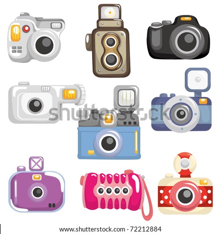 Cartoon Camera Icon Stock Vector 72212884 - Shutterstock