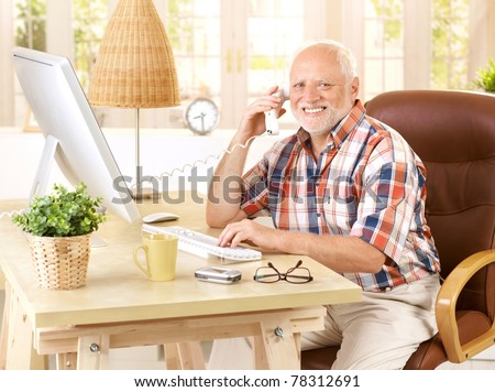 Put a name to the face v2(3?) - Page 2 Stock-photo-happy-old-man-on-landline-call-sitting-at-desk-using-computer-smiling-looking-at-camera-78312691