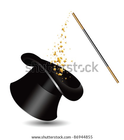http://thumb9.shutterstock.com/display_pic_with_logo/660502/660502,1319010758,2/stock-vector-magic-hat-and-wand-with-sparkles-vector-86944855.jpg