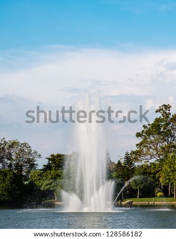 Garden Fountain Stock Photos, Illustrations, and Vector Art