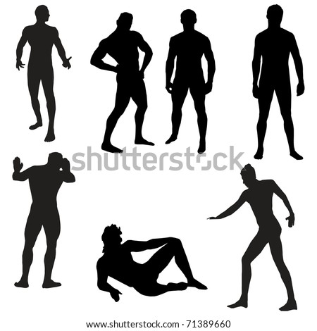 Nude Silhouettes Of People 99