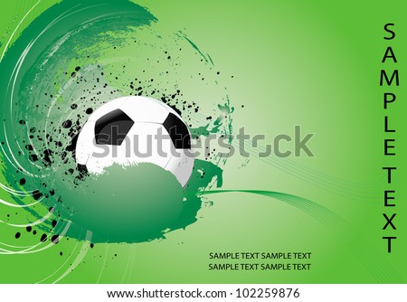 Grunge Football Background Stock Vector 59094013 - Shutterstock