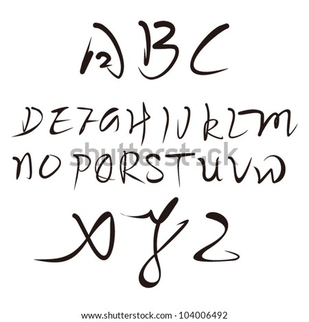 Calligraphy Alphabet. Free Calligraphy Letters, Samples, Fonts in English, Cursive, Fancy, Gothic
