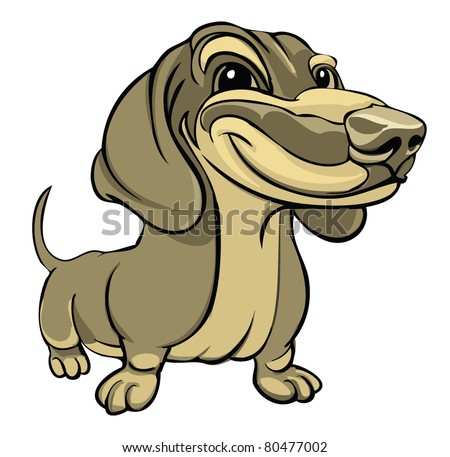 Cartoon Dachshund Stock Photos, Images, & Pictures | Shutterstock