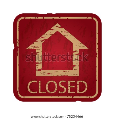 closed house