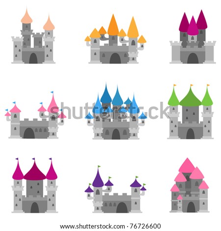 Stock Images similar to ID 80570287 - cartoon fairy tale castle...