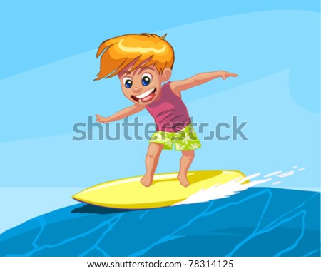 Cartoon surfing Stock Photos, Images, & Pictures | Shutterstock