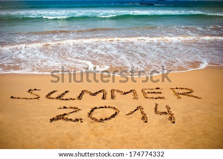Конкурс рассказов "Лето-2014" Stock-photo-inscription-on-wet-sand-summer-concept-photo-of-summer-vacation-174774332