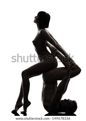 Sex position silhouette
