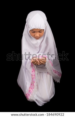 Asian Girl Black And White Praying Images
