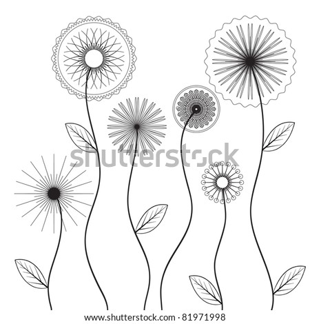 White Flower Stock Vectors & Vector Clip Art | Shutterstock