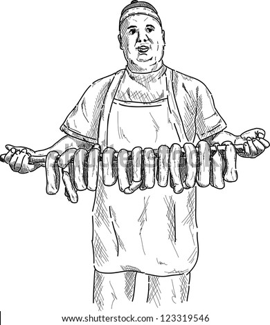 Butcher Man Stock Photos, Images, & Pictures 