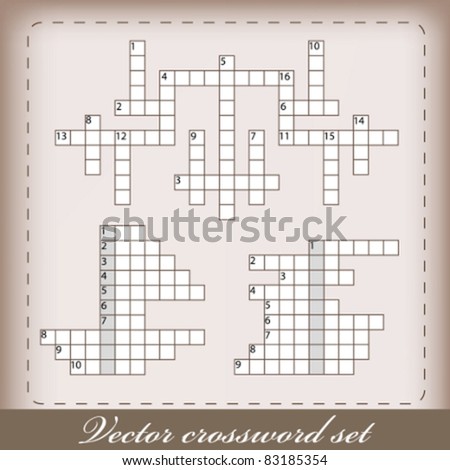 Crossword Puzzle Stock Photos, Crossword P