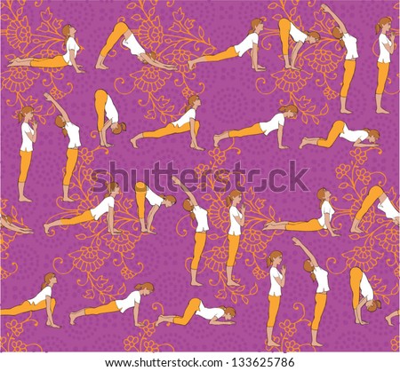 yoga printable Pictures  chart yoga salutation chart salutation sun yoga chart poses surya sun