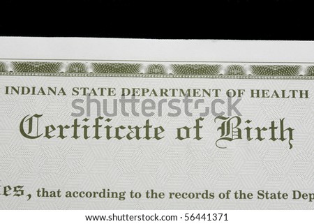 Birth certificate Stock Photos Images Pictures Shutterstock