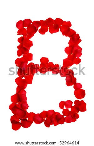 Letter B Made Of Flowers Stock Photos, Images, & Pictures | Shutterstock