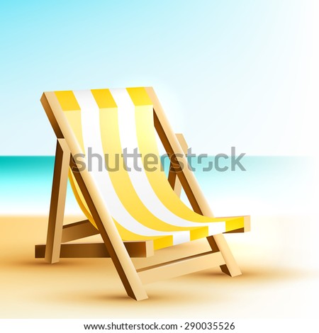 Wooden Beach Chairs Vector - beach chair vector free for download