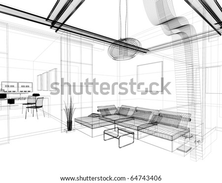 Sketch of apartment house Stock Photos, Images, & Pictures | Shutterstock