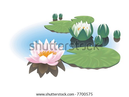 Stock Images Similar To Id 111157889 - Illustration Of A Lake Scene