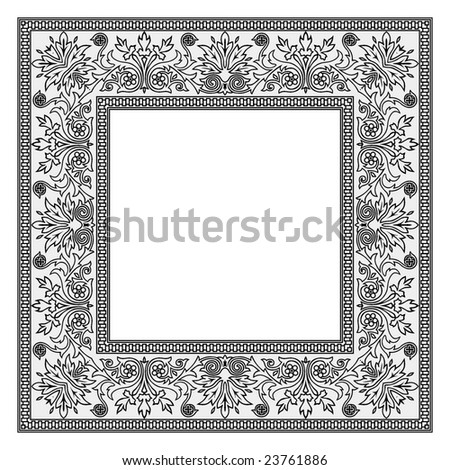 Floral Frame Stock Vector 10842424 - Shutterstock