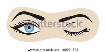 Eye Wink Stock Photos, Images, & Pictures | Shutterstock