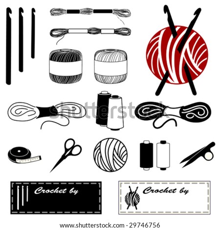 Crochet Hook Stock Photos, Illustrations, and Vector Art