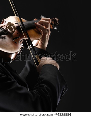 Violin Bow On Vintage Wallpaper Stock Photo 131440685 - Shutterstock