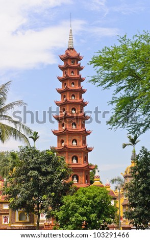  - stock-photo-vietnam-april-tran-quoc-pagoda-on-april-in-hanoi-vietnam-tran-quoc-pagoda-is-the-103291466