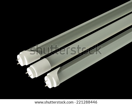 tube led fluorescence fluorescent t5 shutterstock replaced isolated shape mount