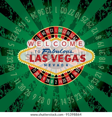 Vegas roulette wheel
