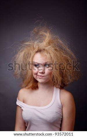 Unkempt Hair Stock Photos Unkempt Hair Stock Photography Unkempt Hair