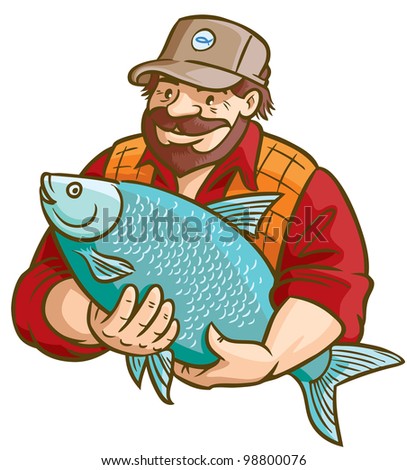 Cartoon fisherman Stock Photos, Images, & Pictures | Shutterstock