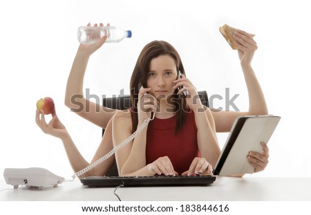 Multi Tasking Woman Stock Photos, Images, & Pictures | Shutterstock