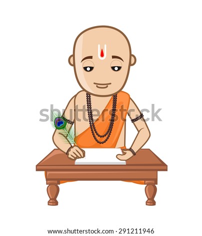 Saint Tulsidas Vector Illustration - stock vector