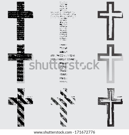Grunge Cross Vector Stock Photos, Images, & Pictures | Shutterstock