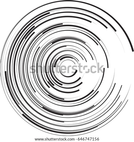 Lines in Circle Form . Vector Illustration .Technology round Logo . Design element . Abstract Geometric shape . Lines in Circle Form . Vector Illustration .Technology round Logo . Design element . Abstract Geometric shape .