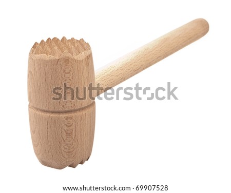 stock-photo-wooden-meat-tenderizer-isola