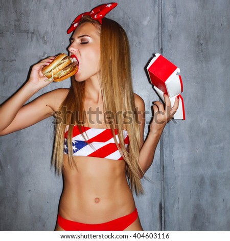 Sexy Tanned Blonde With Delicious...