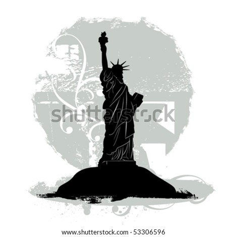 Liberty Silhouettes Statue Stock Photos, Liberty Silhouettes Statue