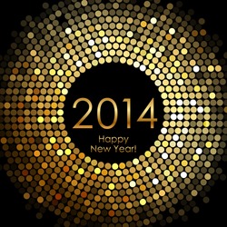 New year 2014 Stock Photos, Illustrations, and Vector Art