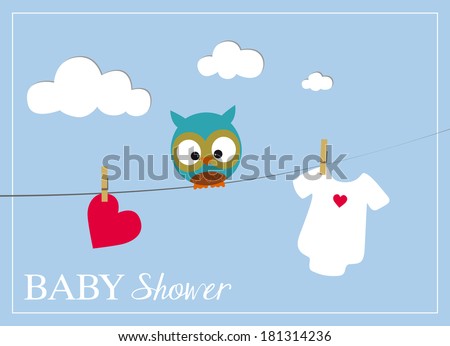 baby shower invitation card