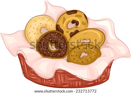 Bagel clip art Free Vector / 4Vector